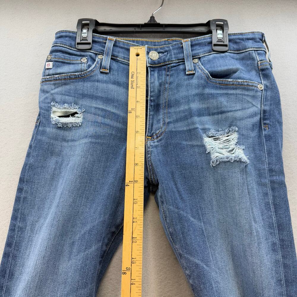 AG-ED Denim Jeans Women's 26R The Farrah Skinny Blue Adriano Goldschmied Preppy - Picture 11 of 13